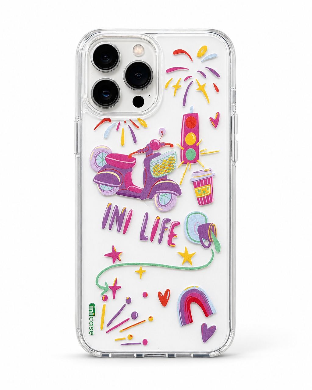 INIMood PC Keras Casing Transparan Belakang - INILife