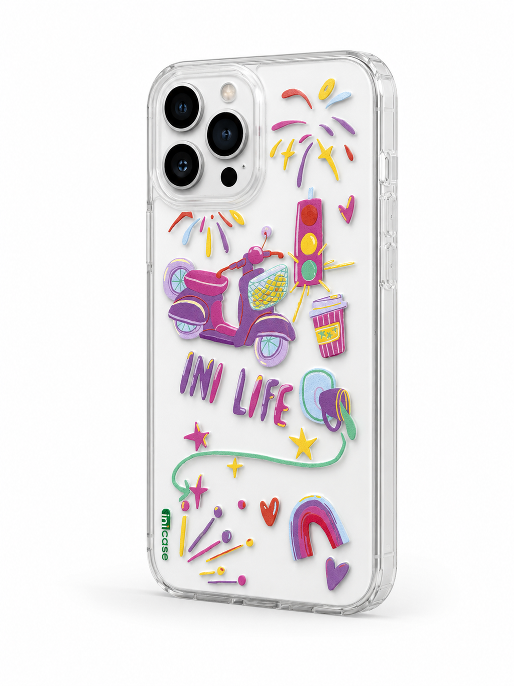 INIMood PC Keras Casing Transparan Belakang - INILife