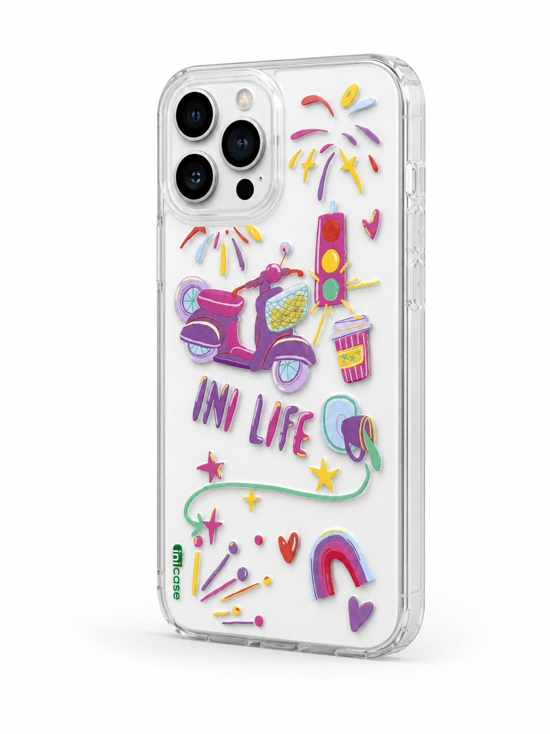 INIMood PC Keras Casing Transparan Belakang - INILife